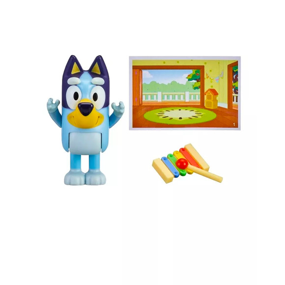 NEW Bluey Story Starter Figurine - BLUEY & XYLOPHONE New in Box - Picture 2 of 2